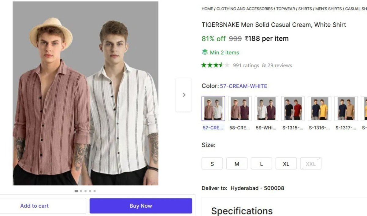 🔥  Men Solid Casual Cream, White Shirt @ ₹188

🔗 

Min 2 Buy

More Details 👉 

📢 Join WhatsApp Deals


#DealsHeaven #LootDeals #BestDeals
#deals 
#budgetfriendly 
#hotdeals
#trendi...