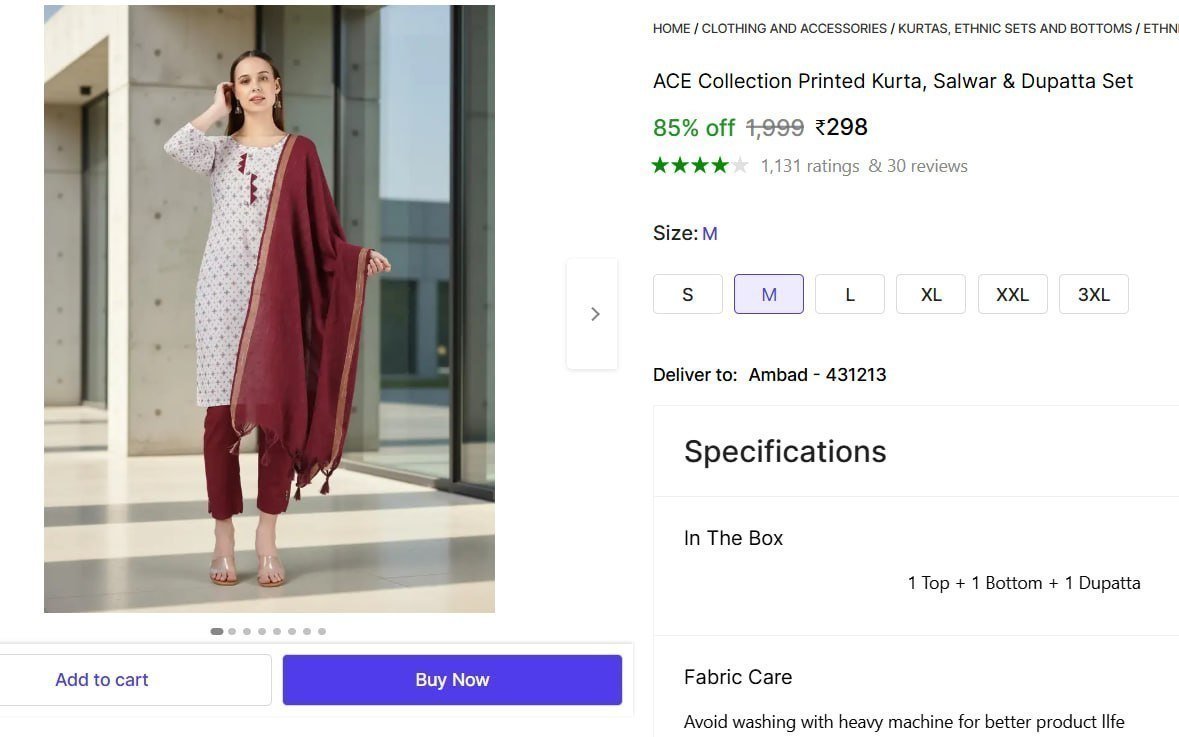 🔥  Women Kurta, Salwar & Dupatta Set @ ₹298

🔗 

More Details 👉 

📢 Join WhatsApp Deals


#DealsHeaven #LootDeals #BestDeals
#deals 
#budgetfriendly 
#hotdeals
#trending
#dealofthe...