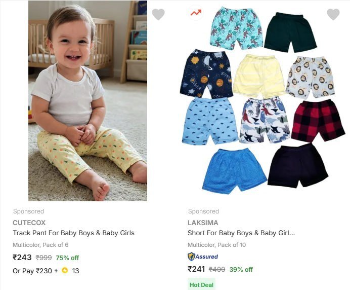 Flipkart |  Kids shorts, trackpants and jeans Under Rs.199

🔗 Link : 

More Details 👉 

📢 Join WhatsApp Deals


#DealsHeaven #LootDeals #BestDeals
#deals 
#budgetfriendly 
#hotdeals
#trendi...
