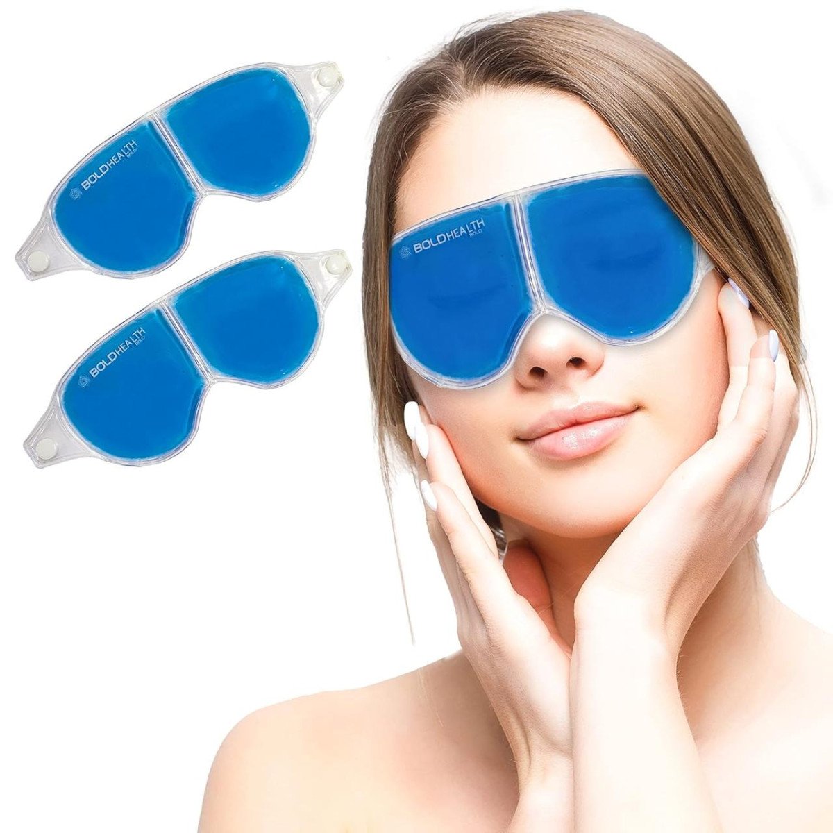 🔥Bold Health Cooling Gel Eye Mask with Ice Pad for Sleepi