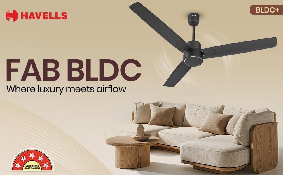 Havells Fab Bldc Ceiling Fan 1200mm 2900 Apply 690 Coupon Best In India