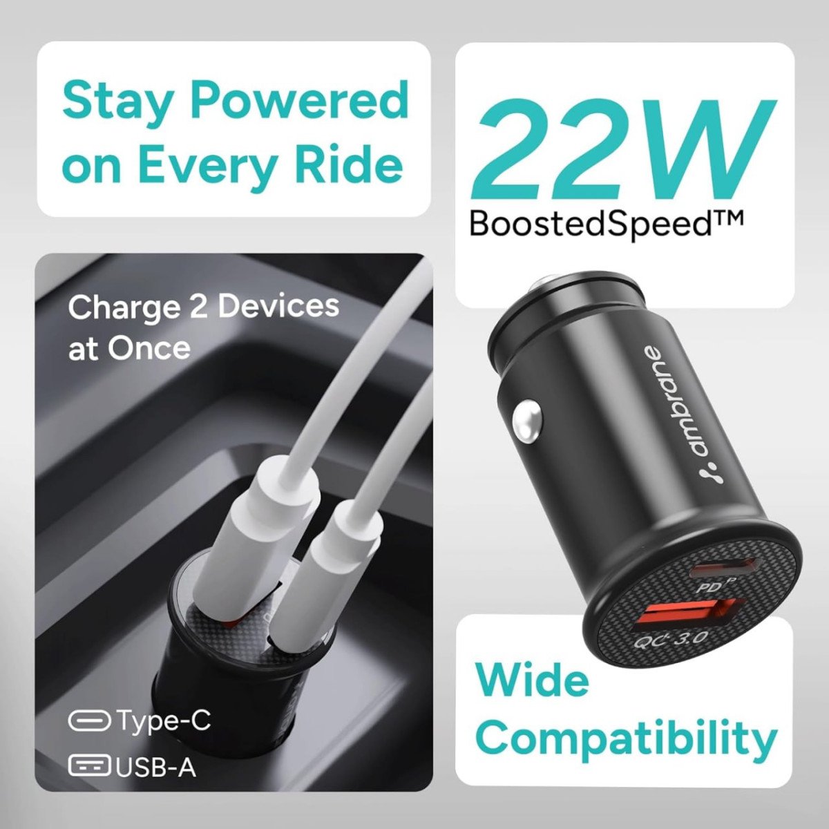 Ambrane 60W Fast Car Charger with Dual Outputl @ 296.



More Details 👉 

📢 Join WhatsApp Deals


#DealsHeaven #LootDeals #BestDeals
#deals 
#budgetfriendly 
#hotdeals
#trending
#dealoftheday