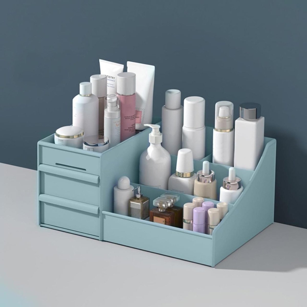 🔥ALOXE Cosmetic Organizer Box Drawers Storage Plastic Sta