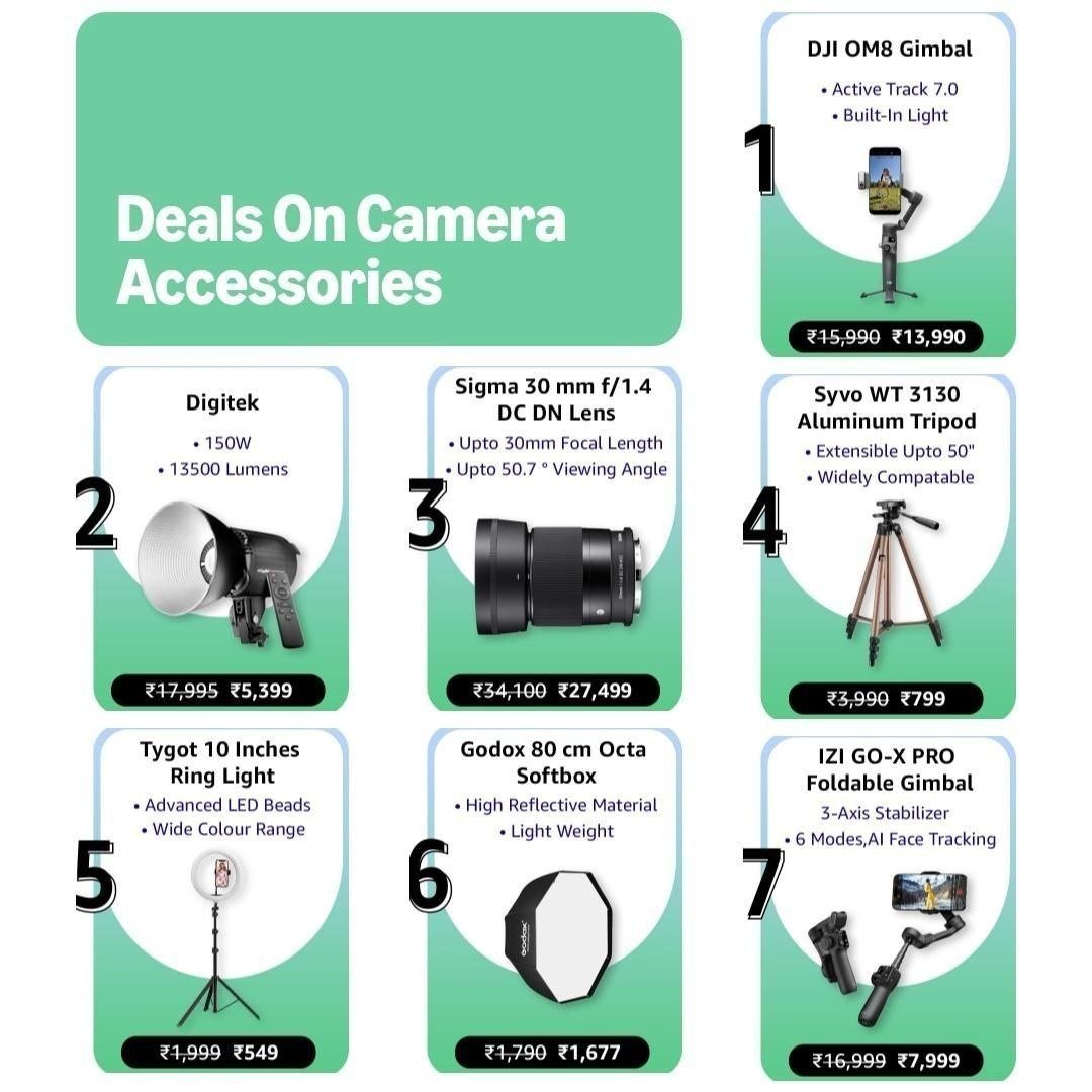 🌟 Top Deals On Cameras Accessories 🌟

🚩 DJI OM8 Gim
