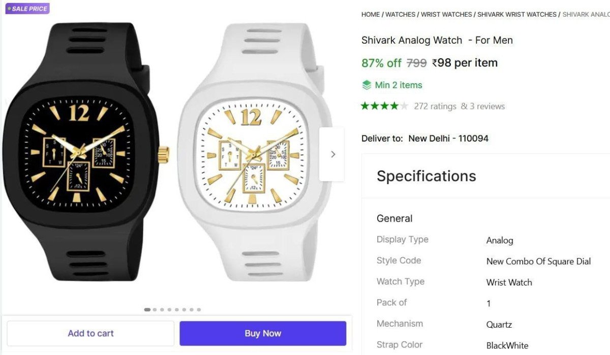 💥  Analog Watch  - For Men @ ₹98



More Details 👉 

📢 Join WhatsApp Deals


#DealsHeaven #LootDeals #BestDeals
#deals 
#budgetfriendly 
#hotdeals
#trending
#dealoftheday