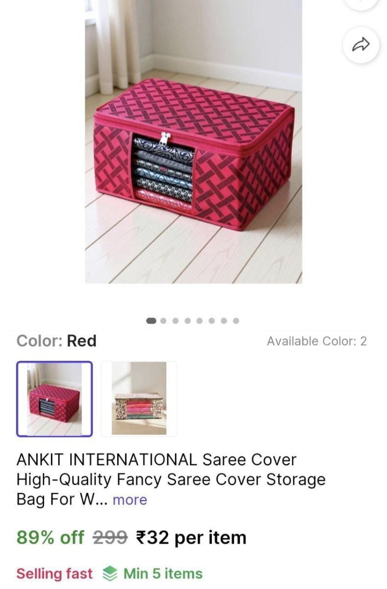 💥 Cover Storage Bag @ ₹32



Min Buy 5 Qnty

More Detai