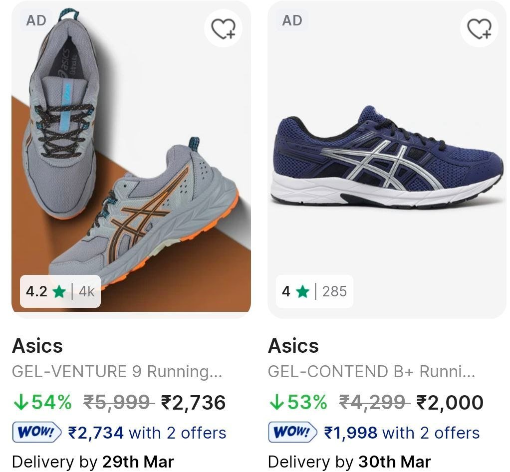 Flipkart | Upto 56% off on Asics Shoes 



More Details 👉