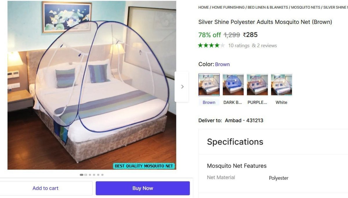 🔥  Grab : King Size Mosquito Bed @ ₹285

🔗 

Mor