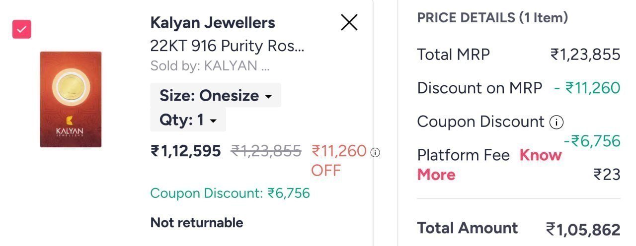 Myntra Gold 6 Is Live Use Blinkdeal6malabar Bhima 