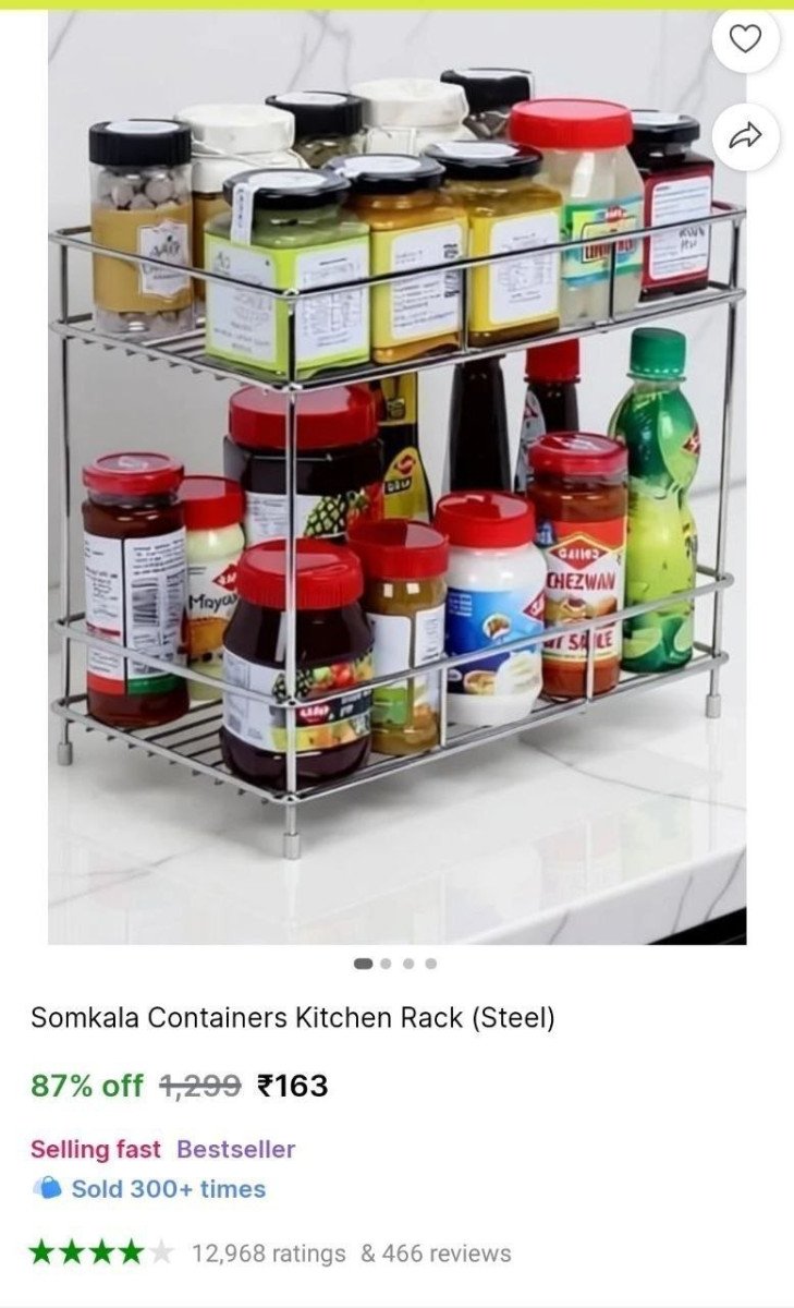 Kitchen Rack @ ₹163



More Details 👉 

📢 Join WhatsApp Deals


#DealsHeaven #LootDeals #BestDeals
#deals 
#budgetfriendly 
#hotdeals
#trending
#dealoftheday