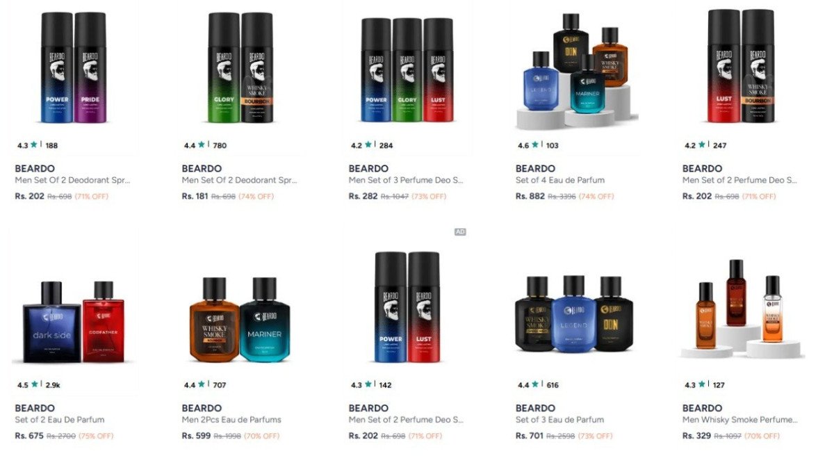 Myntra | Beardo perfumes at Min 70% off

Link : 

More Details 👉 

📢 Join WhatsApp Deals


#DealsHeaven #LootDeals #BestDeals
#deals 
#budgetfriendly 
#hotdeals
#trending
#dealoftheday