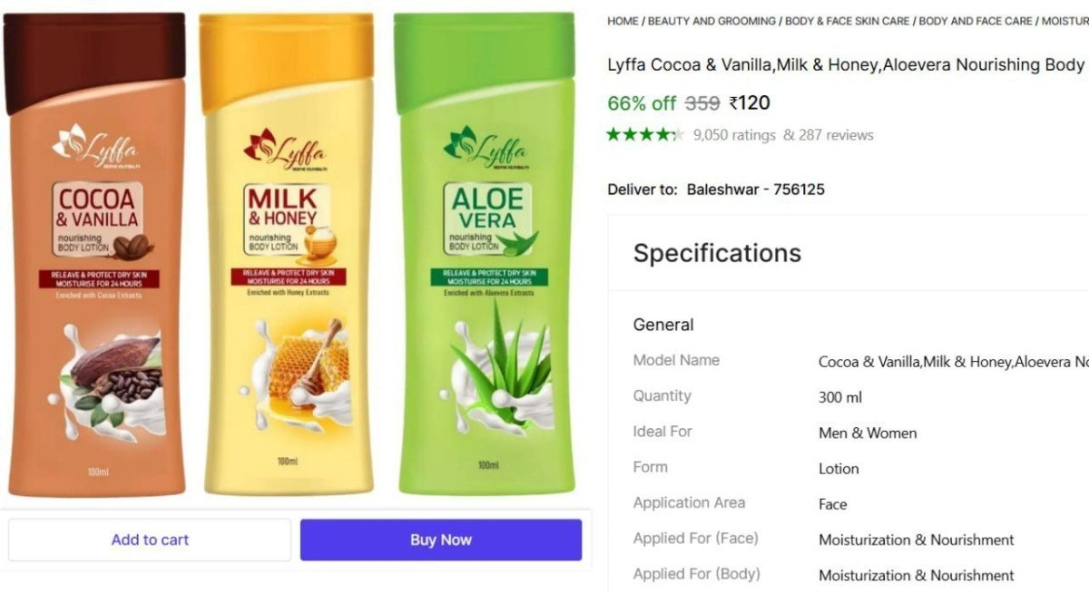 🔥  Pack of 3 Body Lotions @ ₹120

🔗 

More Details 👉 

📢 Join WhatsApp Deals


#DealsHeaven #LootDeals #BestDeals
#deals 
#budgetfriendly 
#hotdeals
#trending
#dealoftheday