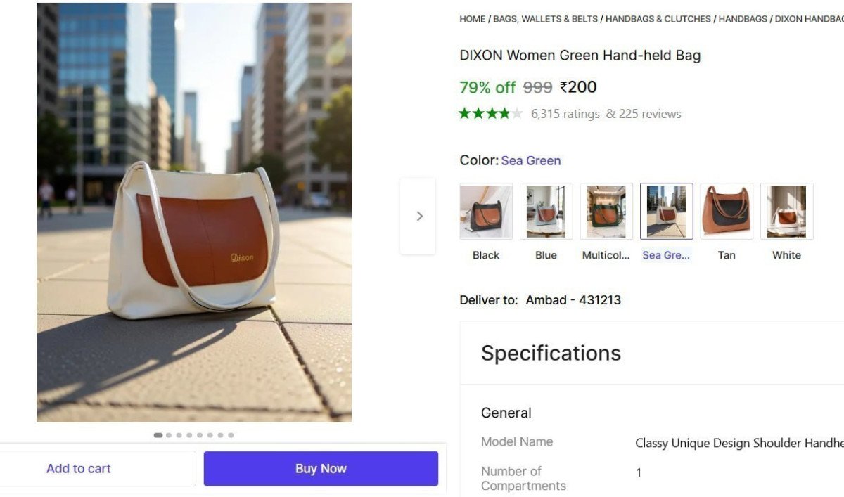 🔥  Women's Hand-held Bag @ ₹200

🔗 

More Details 👉 

📢 Join WhatsApp Deals


#DealsHeaven #LootDeals #BestDeals
#deals 
#budgetfriendly 
#hotdeals
#trending
#dealoftheday