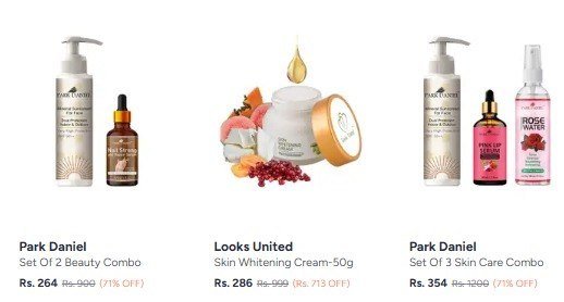 Myntra 71 On Skin Care Combo Starting 264 Link Best In India