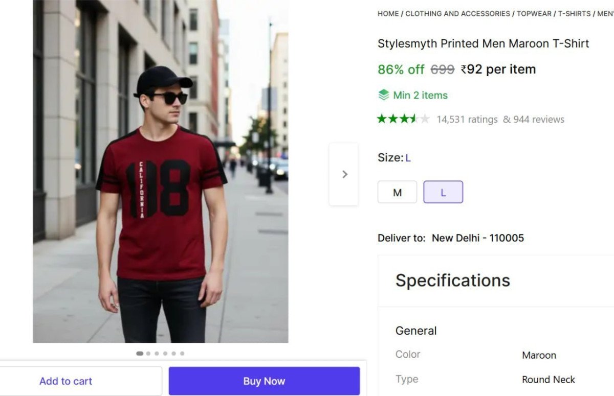 Men's Maroon T-Shirt @ ₹98



More Details 👉 

📢 Joi