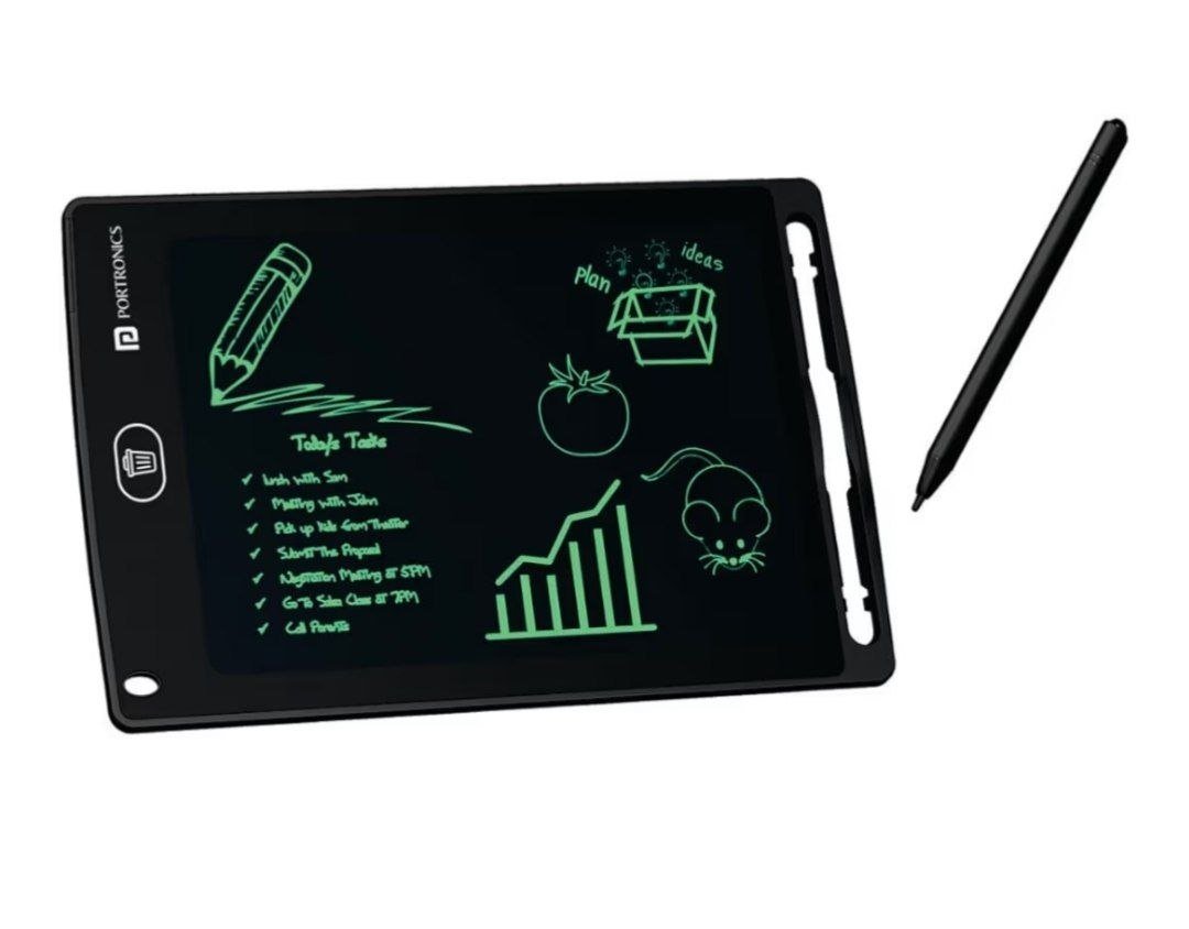 🔥🔥Portronics Ruffpad 8.5E Re-Writable LCD Writing Pad 