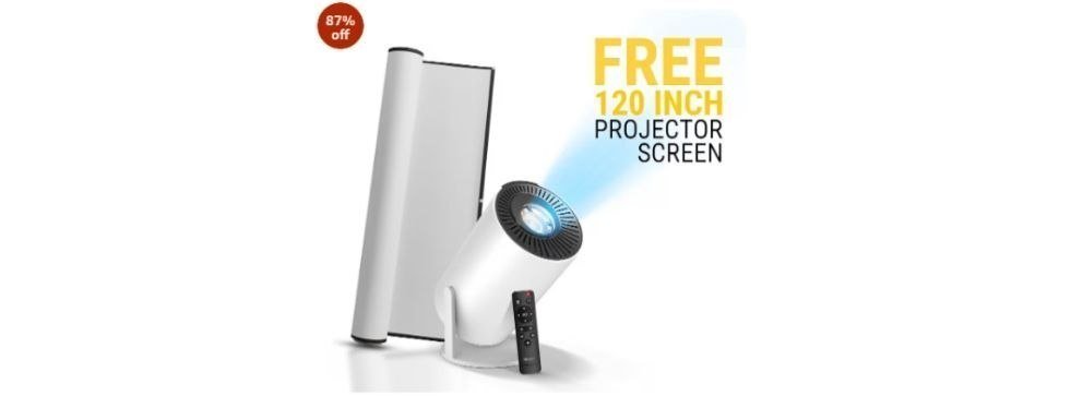 💥Ant Esports View 521 Smart LED Projector - White | 1080P