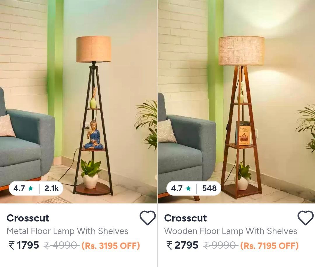 🔥Myntra | Crosscut Lamps at Min. 70% off 

⚡

More Details 👉 

📢 Join WhatsApp Deals


#DealsHeaven #LootDeals #BestDeals
#deals 
#budgetfriendly 
#hotdeals
#trending
#dealoftheday