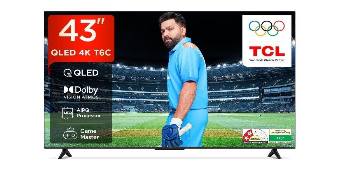 TCL 108 cm (43 inches) 4K UHD Smart QLED Google TV @  ₹23,
