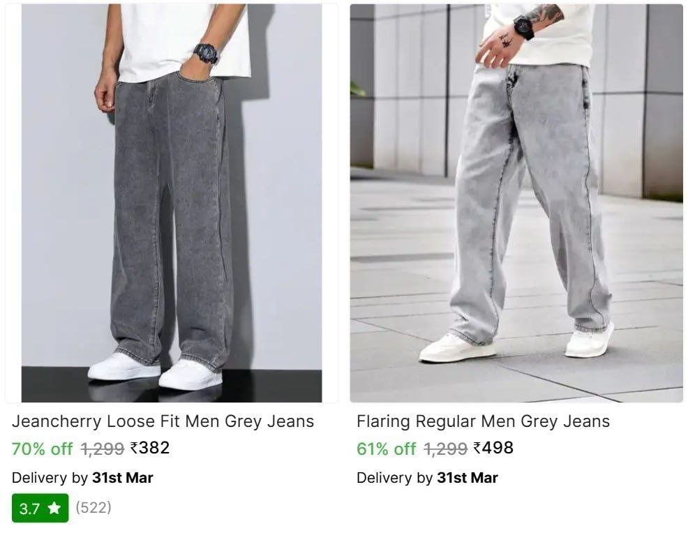 🔥  Men's Jeans Starts @ ₹382

🔗 

More Details 👉 

📢 Join WhatsApp Deals


#DealsHeaven #LootDeals #BestDeals
#deals 
#budgetfriendly 
#hotdeals
#trending
#dealoftheday