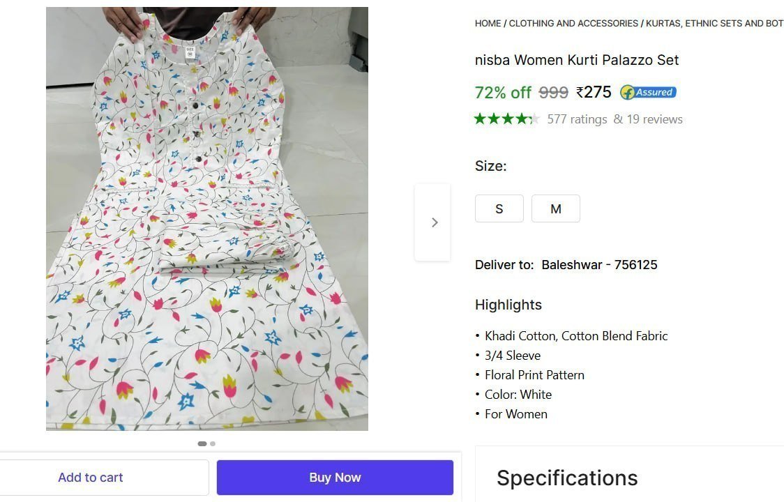 🔥  Kurta Set at ₹275

🔗 

🔗 

More Details 👉 

📢 Join WhatsApp Deals


#DealsHeaven #LootDeals #BestDeals
#deals 
#budgetfriendly 
#hotdeals
#trending
#dealoftheday