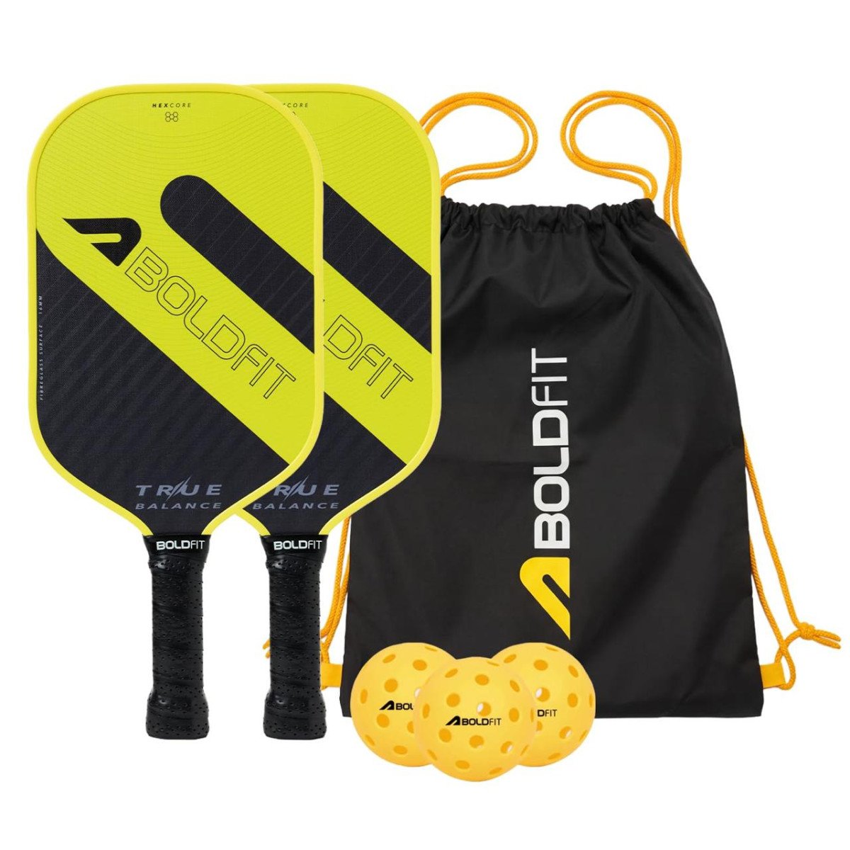 🔥Boldfit Pickle Ball Racket Set 16 mm Fibreglass Surface Pickleball Paddle 1 Pair & 3 Balls Racket with Hexacore Structure 2 pcs Racquet & 3 pcs Pickle Ball

🎁 Deal Price : ₹1699

Buy here:

M...