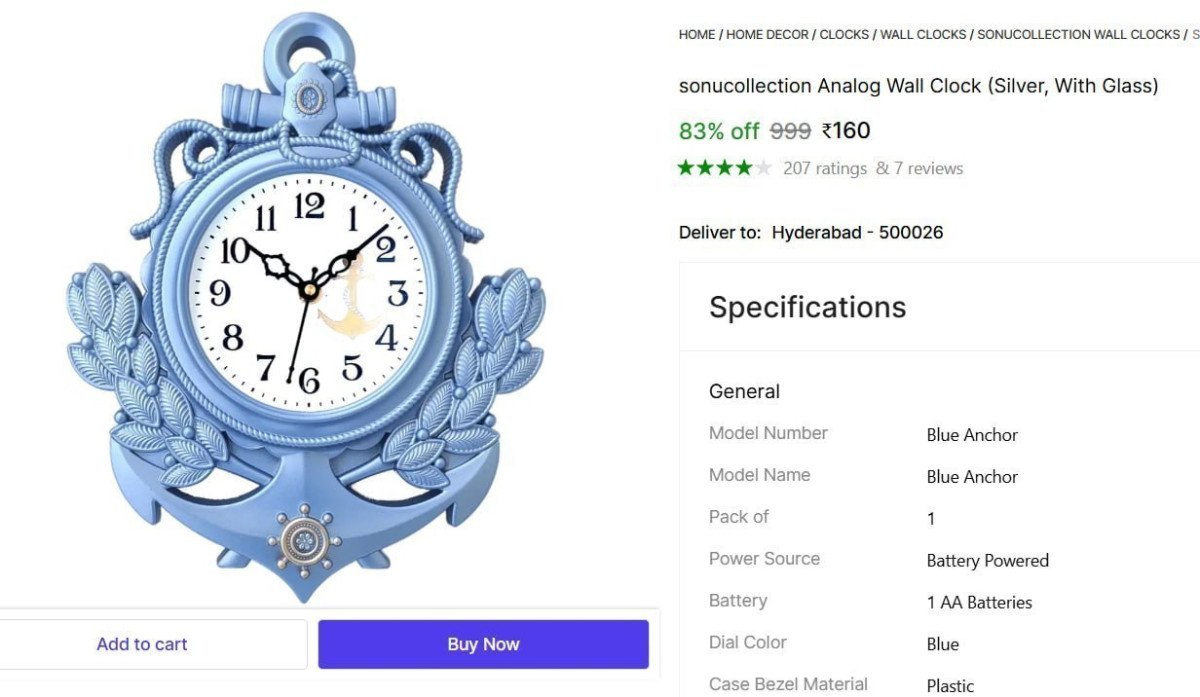 🔥  Analog Wall Clock With Glass @ ₹160

🔗 

More Details 👉 

📢 Join WhatsApp Deals


#DealsHeaven #LootDeals #BestDeals
#deals 
#budgetfriendly 
#hotdeals
#trending
#dealoftheday