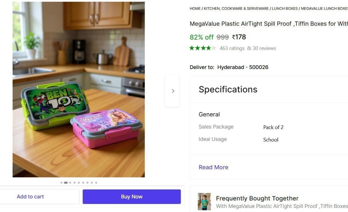 🔥  (Pac Of 2) Lunch Box (650 ml) @ ₹178

🔗 

More Details 👉 

📢 Join WhatsApp Deals


#DealsHeaven #LootDeals #BestDeals
#deals 
#budgetfriendly 
#hotdeals
#trending
#dealoftheday