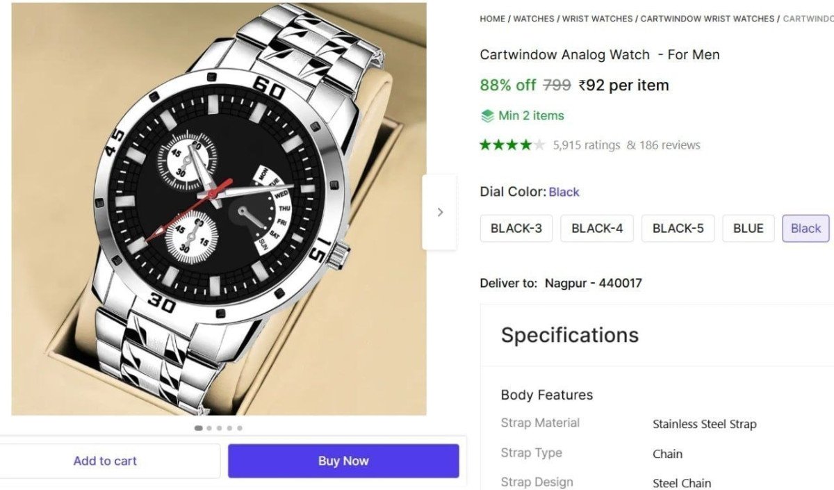 💥 Analog Watch For Men @ Rs.92



More Details 👉 

📢 Join WhatsApp Deals


#DealsHeaven #LootDeals #BestDeals
#deals 
#budgetfriendly 
#hotdeals
#trending
#dealoftheday