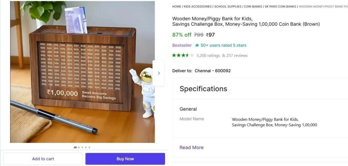 💥 Wooden Money/Piggy Bank @ ₹97



More Details 👉 

📢 Join WhatsApp Deals


#DealsHeaven #LootDeals #BestDeals
#deals 
#budgetfriendly 
#hotdeals
#trending
#dealoftheday