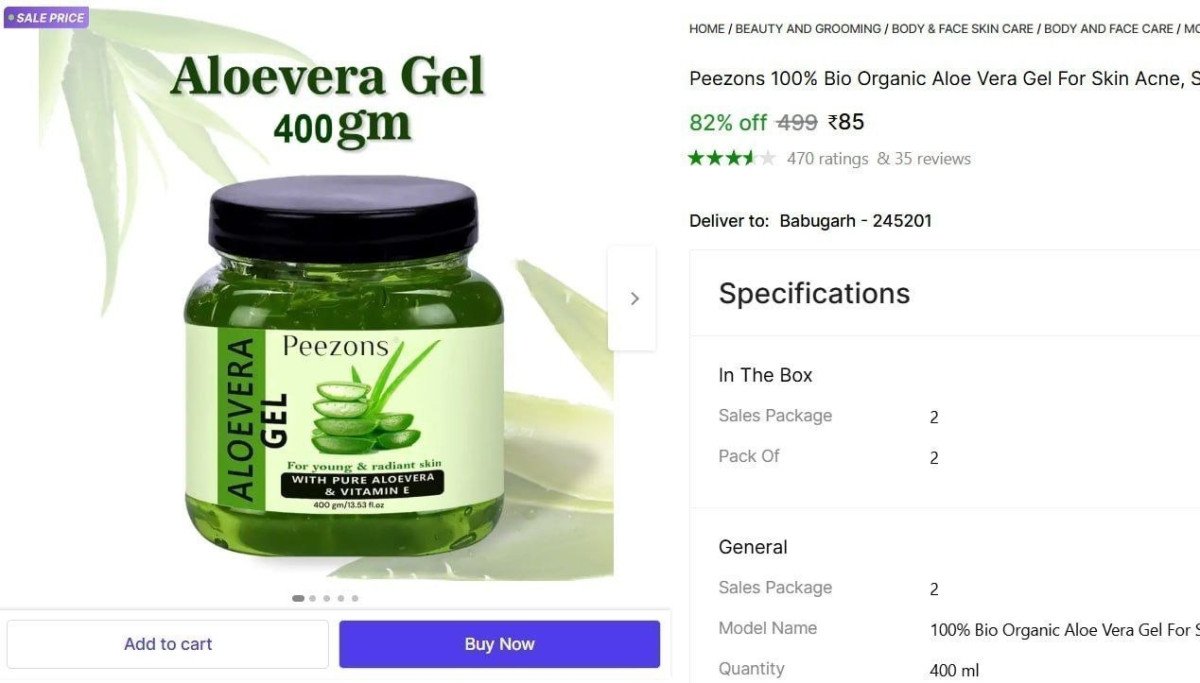 💥 Aloe Vera Gel, 400 ml @ ₹85



More Details 👉 

📢 Join WhatsApp Deals


#DealsHeaven #LootDeals #BestDeals
#deals 
#budgetfriendly 
#hotdeals
#trending
#dealoftheday