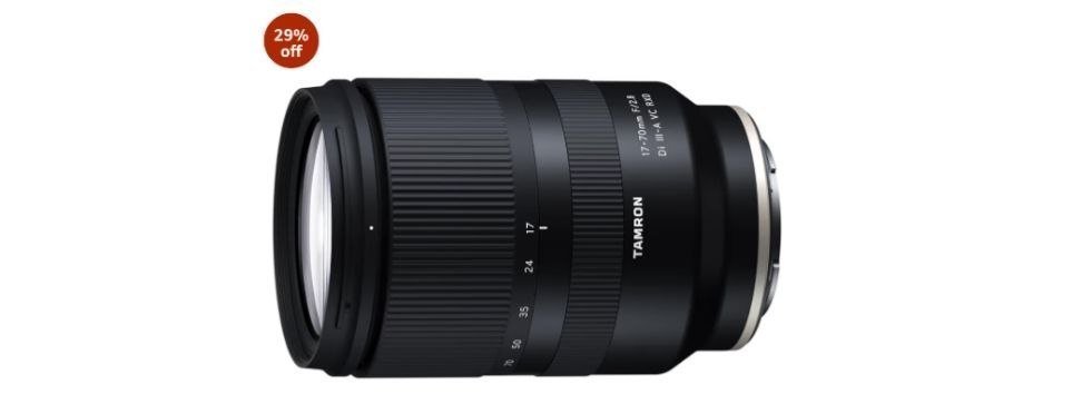 Tamron 17-70Mm F/2.8 Di Iii-A Vc Rxd Camera Lenses for Sony Aps-C Mirrorless

💰Deal @ 45740🔥.  ❌Reg @ 50k

✅2250 off with Axis cc 

🔗

More Details 👉 

📢 Join WhatsApp Deals


#Deal...