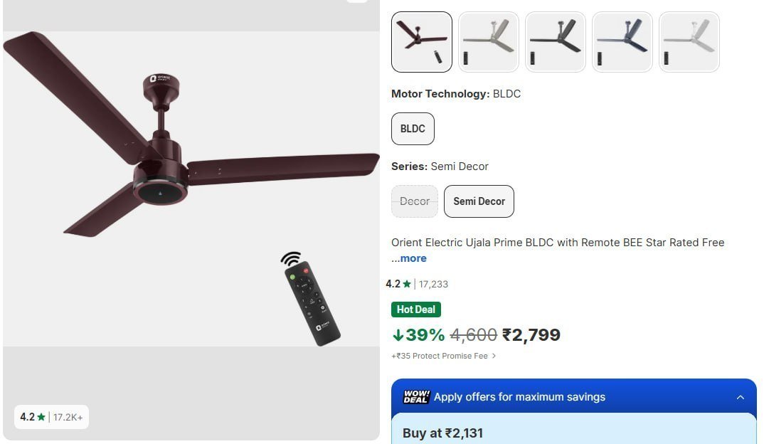 Summer Cooling Must-Haves Starting From ₹1299

₹1299 → 
₹2799 → 
₹2799 → 
₹2599 → 
₹1299 → 
₹1899 → 
₹2399 → 
₹1999 → 
₹2699 → 
₹3399 → 
₹2999 → 

⁠Buy ...