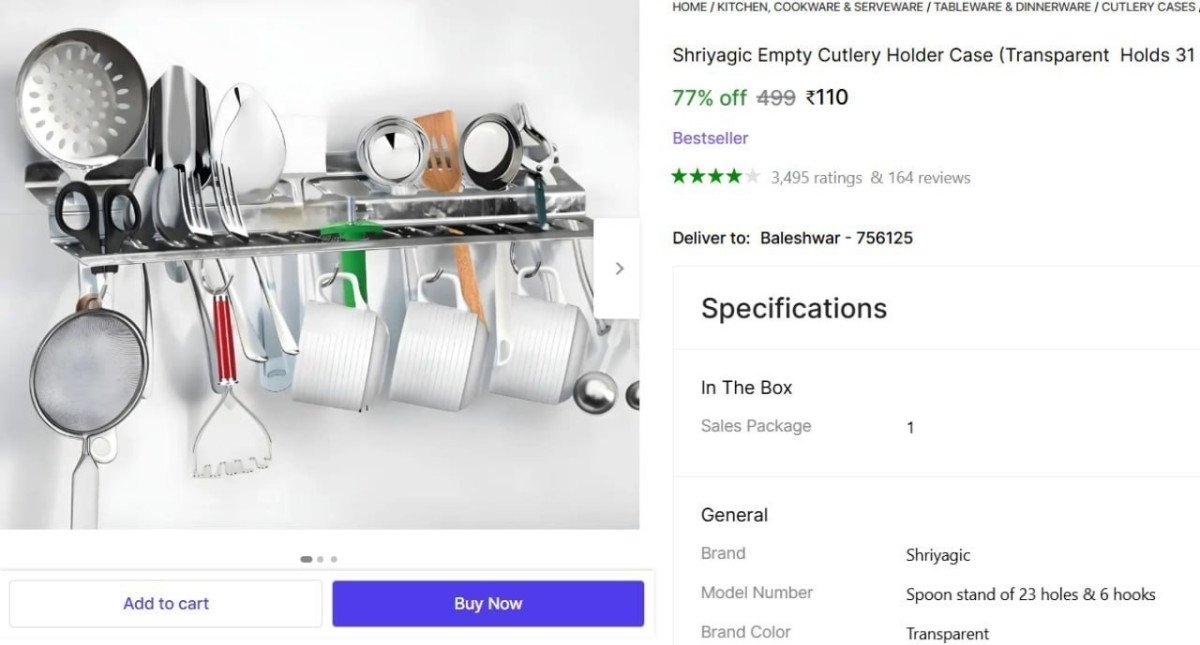 🔥  Cutlery Holder @ ₹110

🔗 

More Details 👉 

📢 Join WhatsApp Deals


#DealsHeaven #LootDeals #BestDeals
#deals 
#budgetfriendly 
#hotdeals
#trending
#dealoftheday