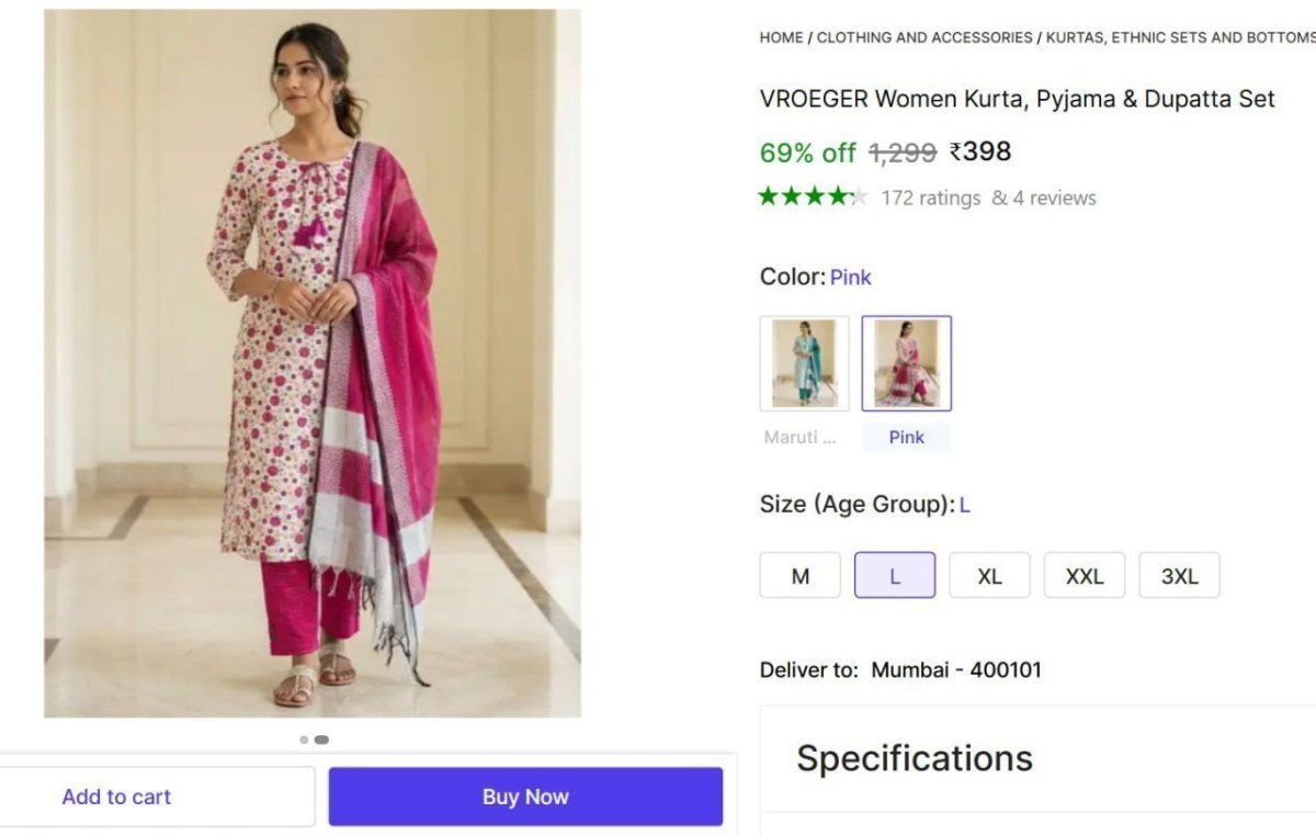 🔥  Women Kurta, Pyjama & Dupatta Set @ ₹398

🔗 

More Details 👉 

📢 Join WhatsApp Deals


#DealsHeaven #LootDeals #BestDeals
#deals 
#budgetfriendly 
#hotdeals
#trending
#dealofthe...