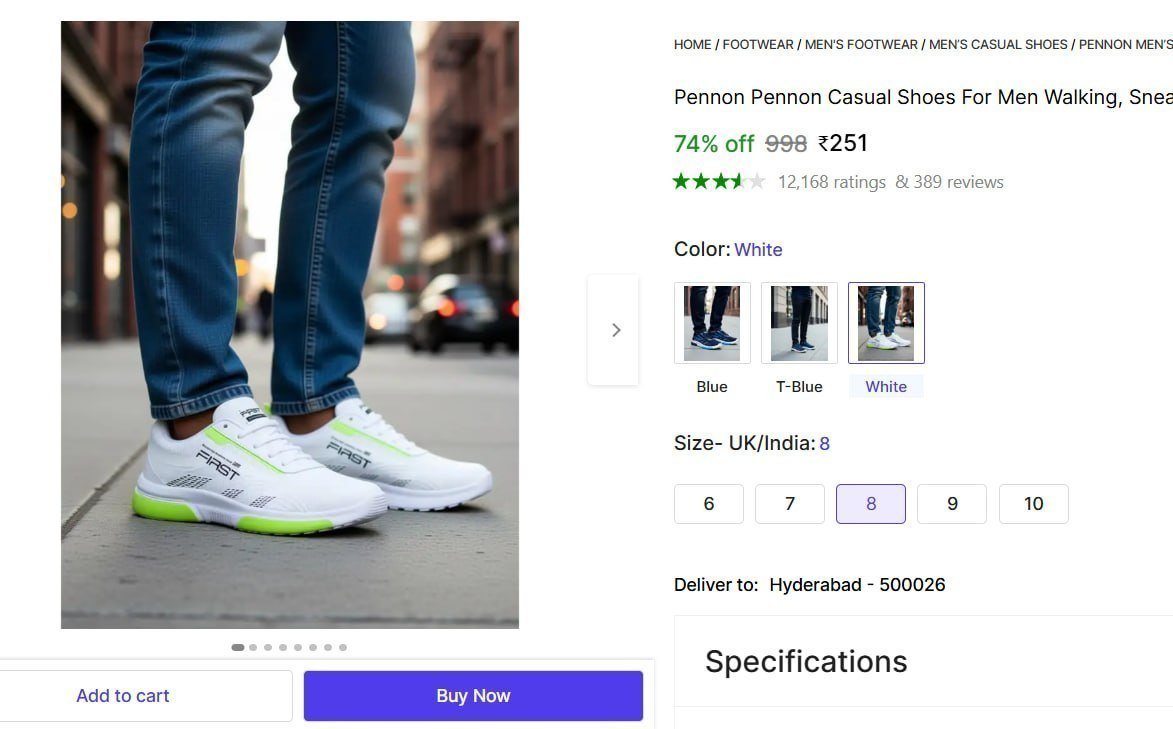 🔥  white Sneakers For Men @ ₹251

🔗 

More Details 👉 

📢 Join WhatsApp Deals


#DealsHeaven #LootDeals #BestDeals
#deals 
#budgetfriendly 
#hotdeals
#trending
#dealoftheday