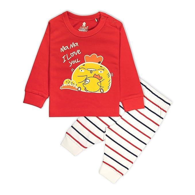 Real Basics Cotton Clothing Sets For Baby Boys Girls - Unisex Clothing Sets Full Sleeve T-shirt Pant 325 Best In India