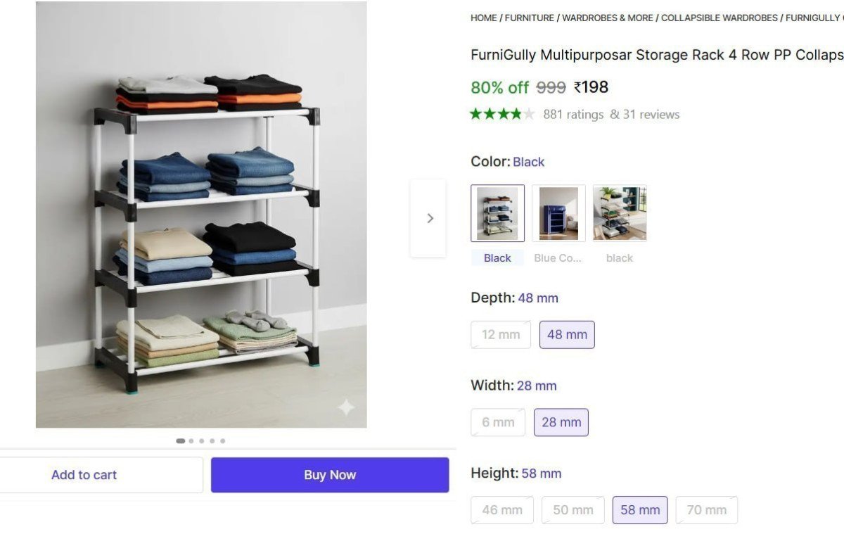 🔥  Multipurpose Storage Rack at ₹198

🔗 

More Details 👉 

📢 Join WhatsApp Deals


#DealsHeaven #LootDeals #BestDeals
#deals 
#budgetfriendly 
#hotdeals
#trending
#dealoftheday