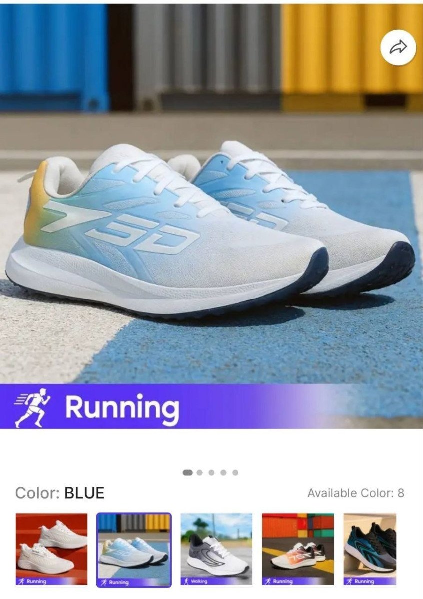 Jootiyapa Trending Shoes For Men Sports For Men Walking Shoes For Men (blue White) 410 Best In India