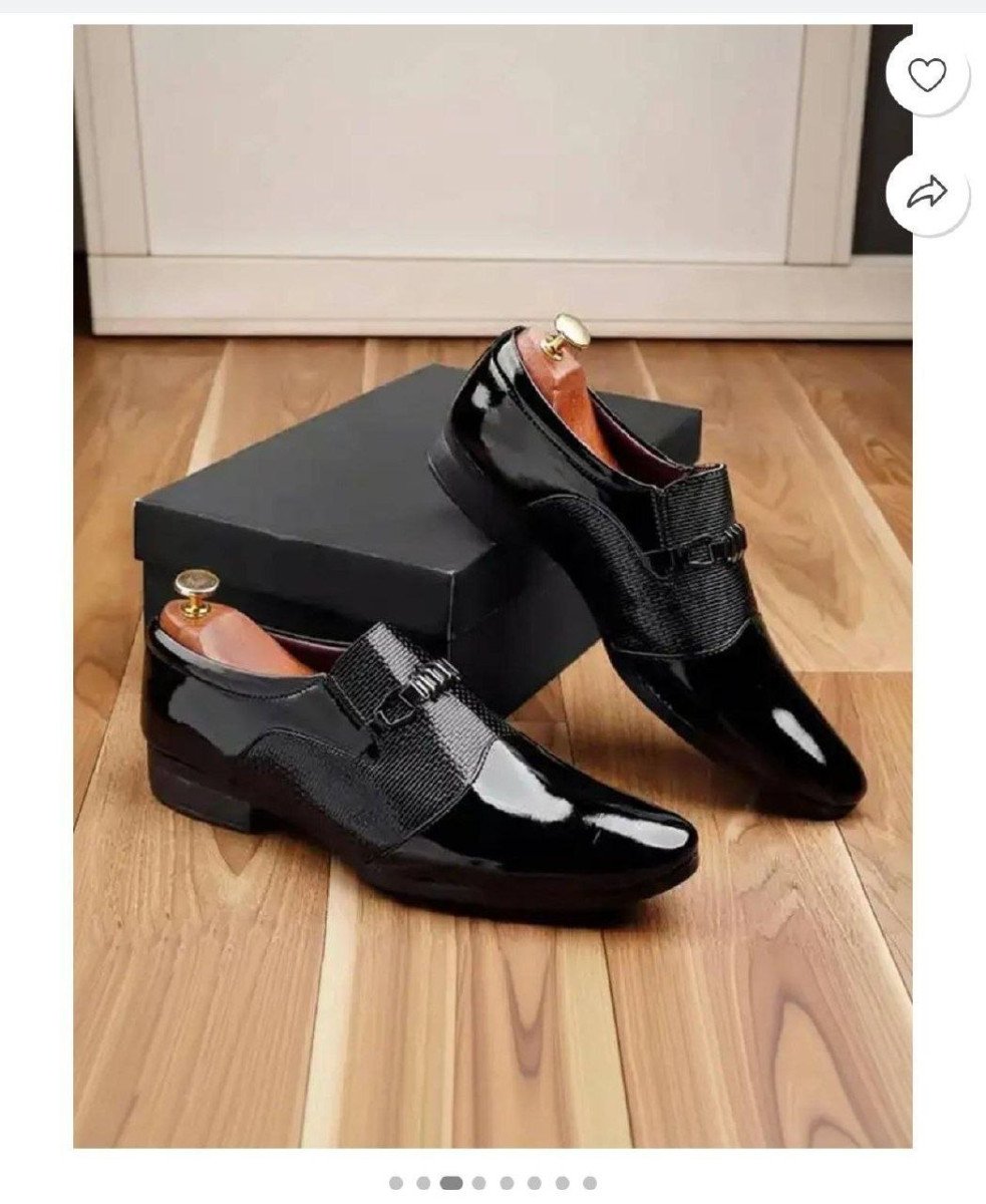 Saijara Trending Black Formal Shoes Office Shoes For Men S Slip On For Men (black) 360link Here Best In India