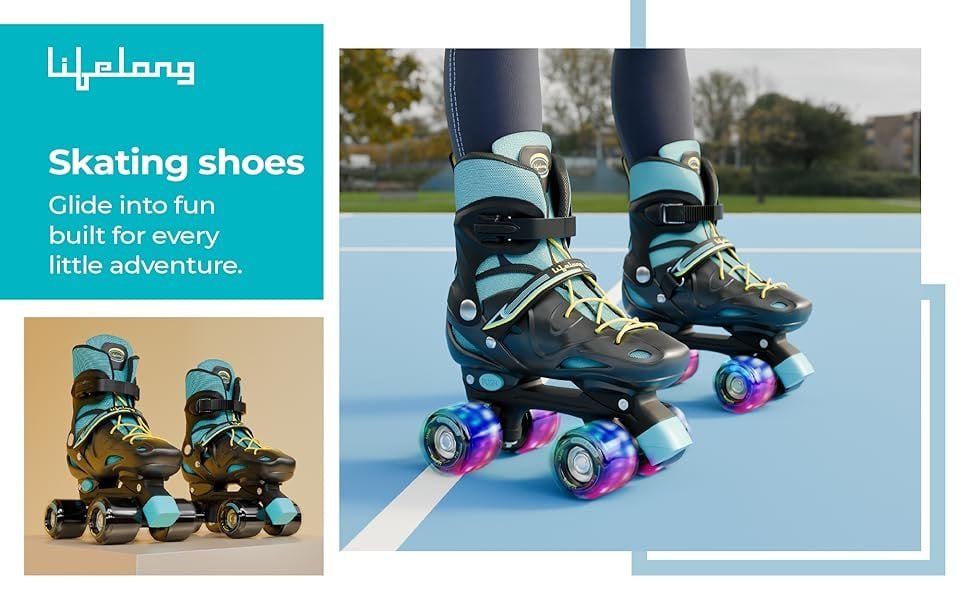 Lifelong Kids Adjustable Skating Shoes 1059
