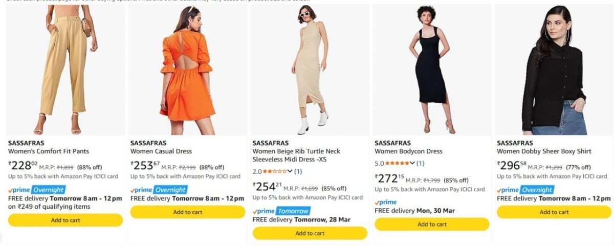 SASSAFRAS CLothing Upto 88% off



More Details 👉 

📢 Join WhatsApp Deals


#DealsHeaven #LootDeals #BestDeals
#deals 
#budgetfriendly 
#hotdeals
#trending
#dealoftheday