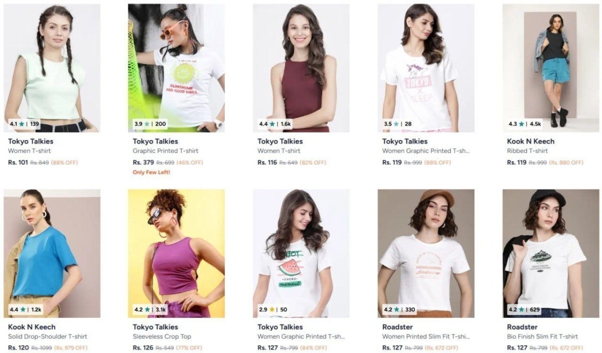 Women Tops Starts @101



More Details 👉 

📢 Join WhatsApp Deals


#DealsHeaven #LootDeals #BestDeals
#deals 
#budgetfriendly 
#hotdeals
#trending
#dealoftheday