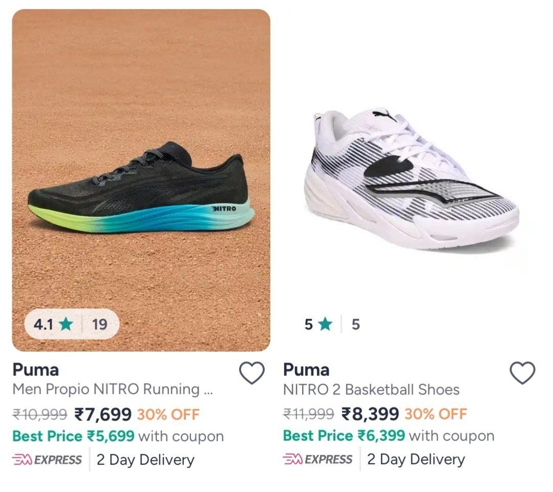 🔥🔥 30% to 50 % OFF on PUMA PREMIUM SHOES 

👉 Flat ₹2000 OFF – Use Code:
PREMIUM2000
Buy Here : 

👉 Flat ₹1000 OFF – Use Code: PREMIUM1000
Buy Here:

More Details 👉 

📢 Join W...