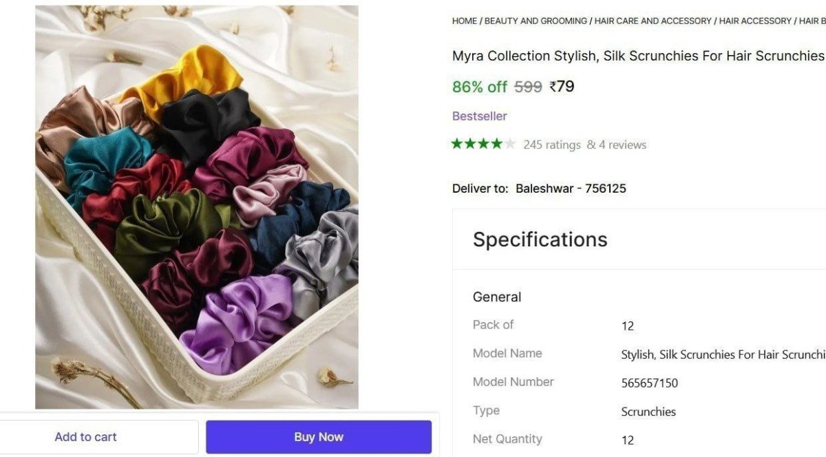 🔥  Hair Scrunchies For Women Pack of 12 @ ₹79

👉 

More Details 👉 

📢 Join WhatsApp Deals


#DealsHeaven #LootDeals #BestDeals
#deals 
#budgetfriendly 
#hotdeals
#trending
#dealoft...