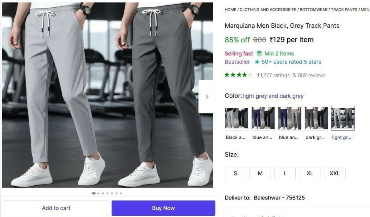 Men Black, Grey Track Pants  ₹129



Min. 2 Qty

More Details 👉 

📢 Join WhatsApp Deals


#DealsHeaven #LootDeals #BestDeals
#deals 
#budgetfriendly 
#hotdeals
#trending
#dealoftheday