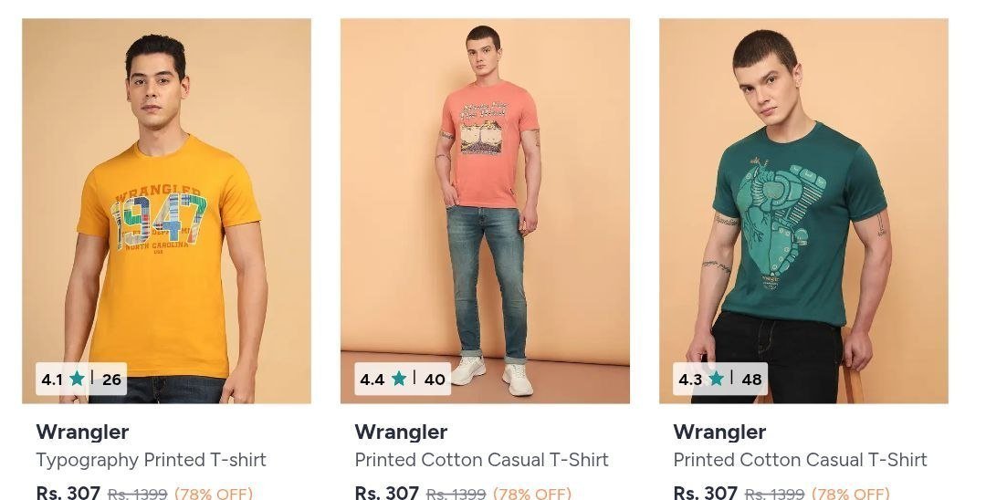 💥Myntra Loot : 80-87% Off On Branded Tshirts.

From 307🔥

Wrangler : 
Lee : 

More Details 👉 

📢 Join WhatsApp Deals


#DealsHeaven #LootDeals #BestDeals
#deals 
#budgetfriendly 
#hotdea...