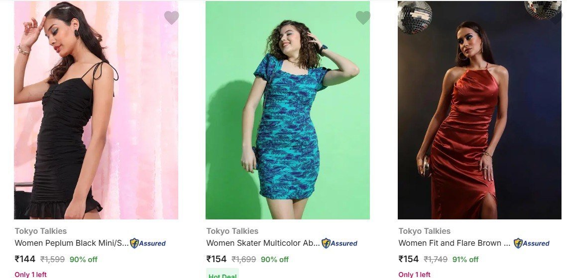 Flipkart | Upto 90% Off on Women Dresses Starts @144

👉

More Details 👉 

📢 Join WhatsApp Deals


#DealsHeaven #LootDeals #BestDeals
#deals 
#budgetfriendly 
#hotdeals
#trending
#dealofthed...