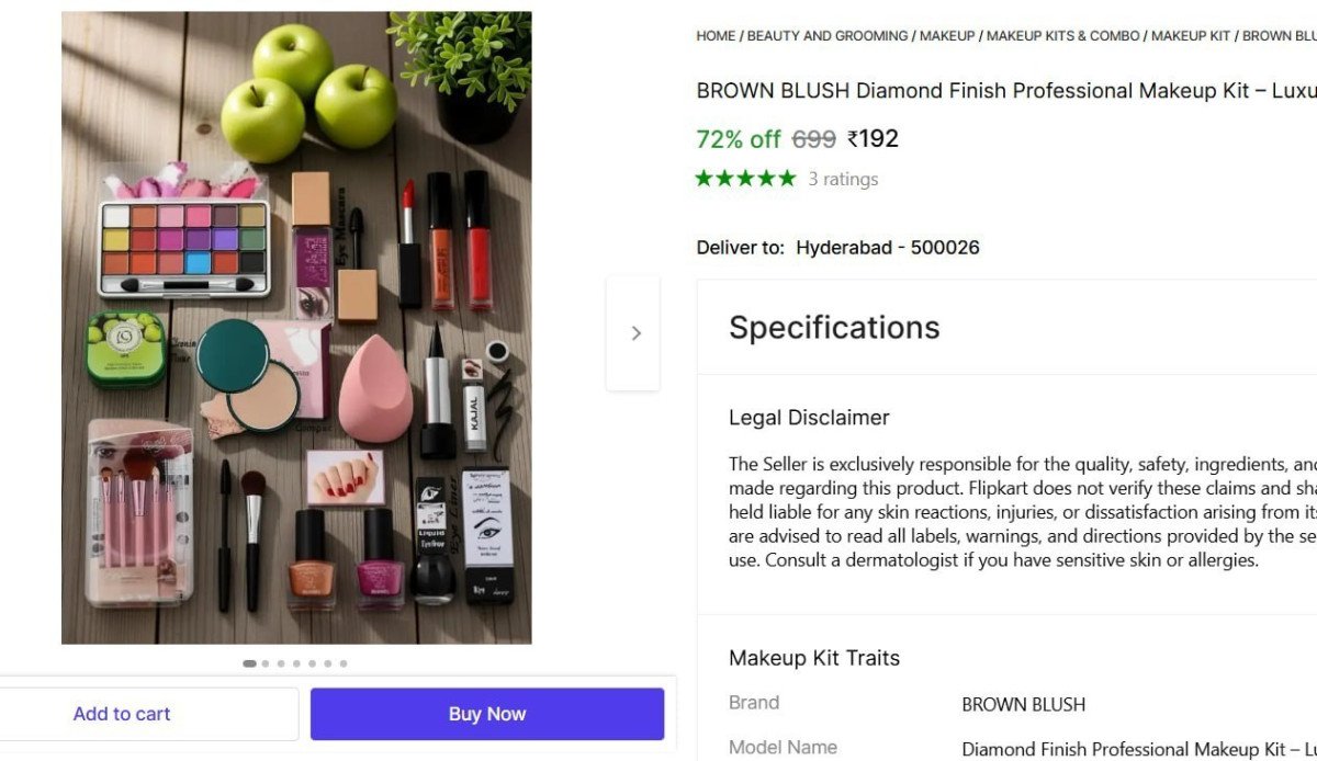 🔥  Professional Makeup Kit @ ₹192

🔗 

More Details 👉 

📢 Join WhatsApp Deals


#DealsHeaven #LootDeals #BestDeals
#deals 
#budgetfriendly 
#hotdeals
#trending
#dealoftheday