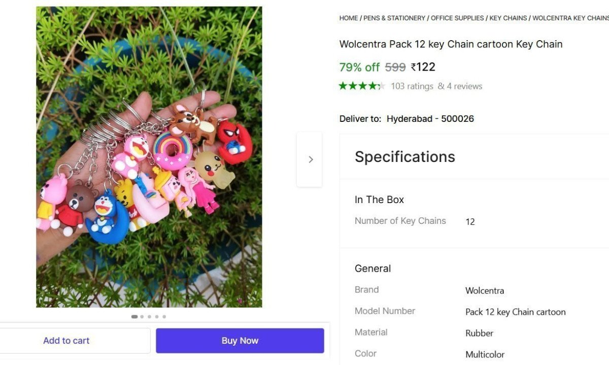 🔥  (Pack of 12) Cartoon Chain @ ₹122

🔗 

More Details 👉 

📢 Join WhatsApp Deals


#DealsHeaven #LootDeals #BestDeals
#deals 
#budgetfriendly 
#hotdeals
#trending
#dealoftheday